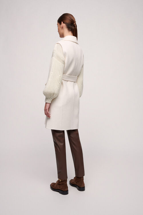 Luisa Spagnoli Sula - Gilet a vestaglia Vendita Calda