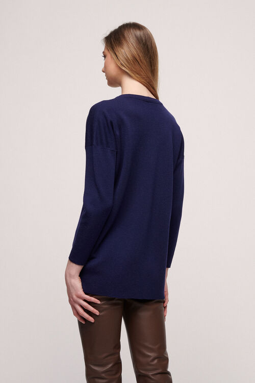 Luisa Spagnoli Mutabile - Pullover in lana Sconto