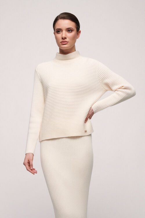 Luisa Spagnoli Mecenate - Pullover in lana In Vendita