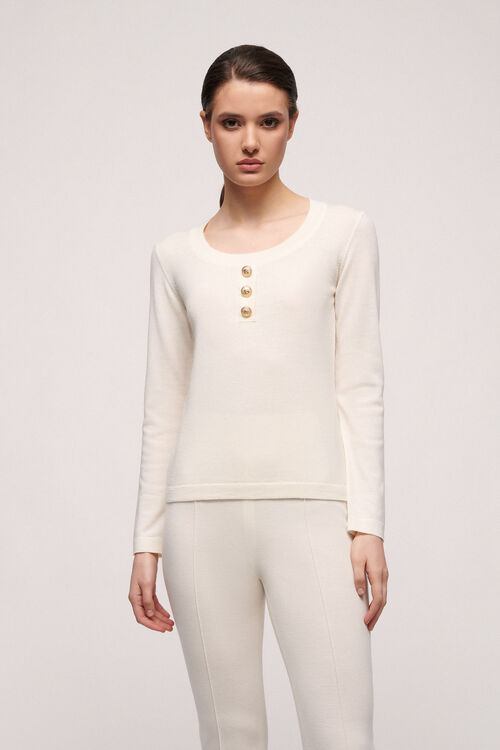 Luisa Spagnoli Mansueta - Pullover elegante Vendita Calda