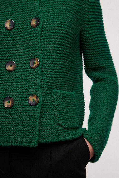 Luisa Spagnoli Mordente - Cardigan in lana Sconto