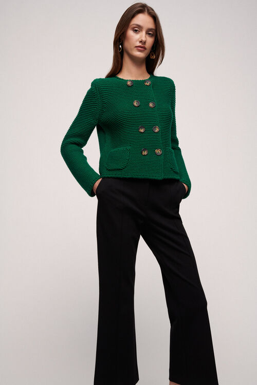Luisa Spagnoli Mordente - Cardigan in lana Sconto