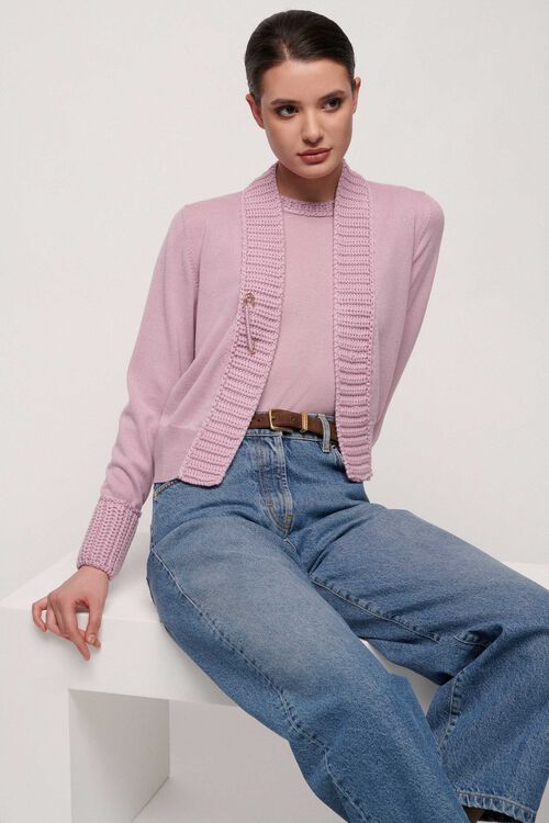 Luisa Spagnoli Modi - Cardigan in lana Offerta