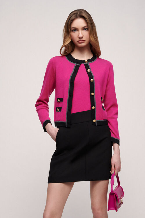 Luisa Spagnoli Memphis - Cardigan bon ton In Vendita