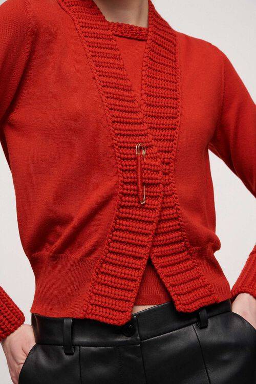 Luisa Spagnoli Modi - Cardigan in lana Nuova