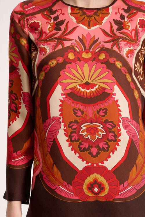 Luisa Spagnoli Laccio - Blusa in pura seta In Linea