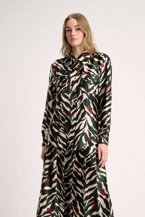 Luisa Spagnoli Lenza - Camicia animalier Qualità Garantita
