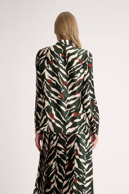 Luisa Spagnoli Lenza - Camicia animalier Qualità Garantita