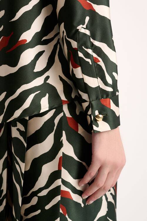 Luisa Spagnoli Lenza - Camicia animalier Qualità Garantita