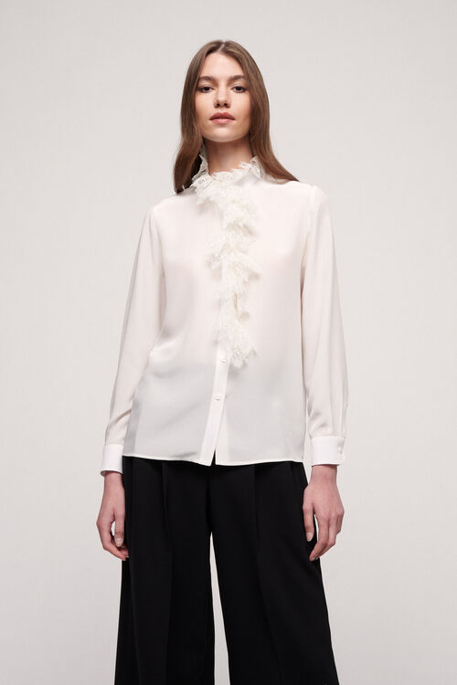 Luisa Spagnoli Lode - Camicia in seta Shopping Online
