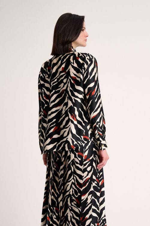 Luisa Spagnoli Lenza - Camicia animalier Prezzo Ridotto