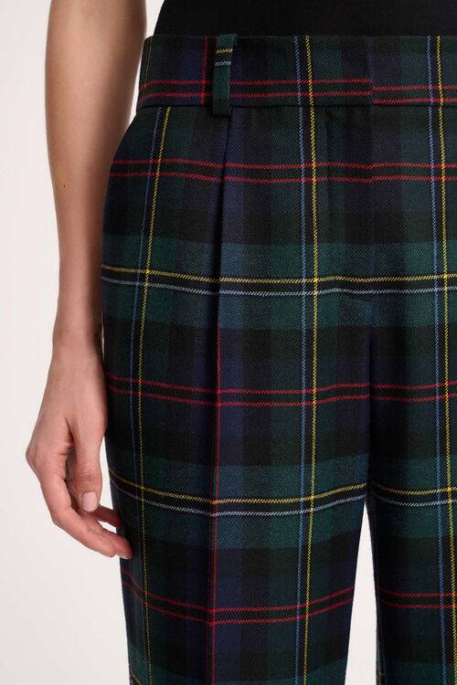 Luisa Spagnoli Ortaggio - Pantaloni tartan Offerta per la Festa della Mamma