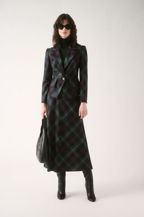 Luisa Spagnoli Furetto - Gonna tartan Pezzi Unici