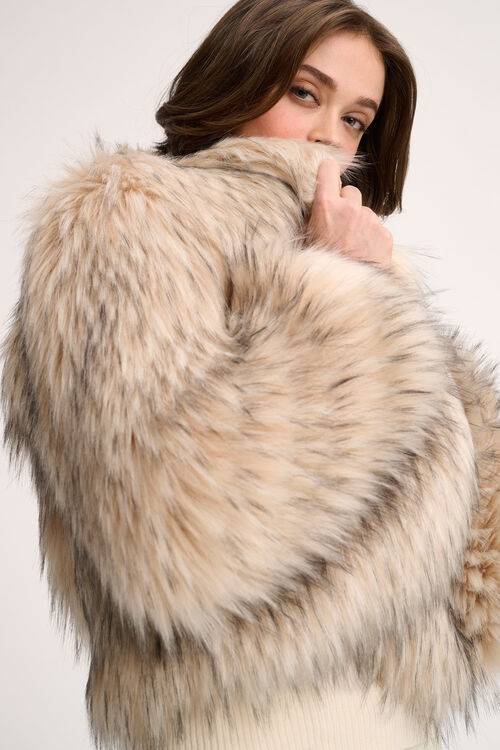 Luisa Spagnoli Saga - Giacca in faux fur In Vendita