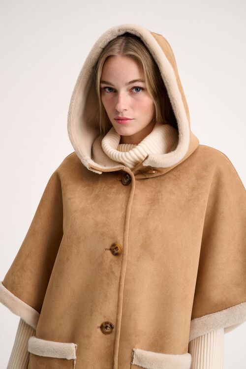 Luisa Spagnoli Spray - Mantella dettagli faux fur Vendite Flash