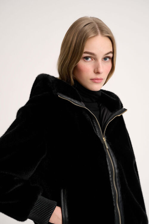 Luisa Spagnoli Scheggia - Giubbotto faux fur Moda