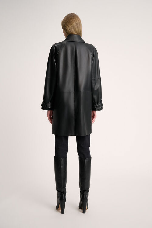 Luisa Spagnoli Superbo - Cappotto in pelle Flash Sale