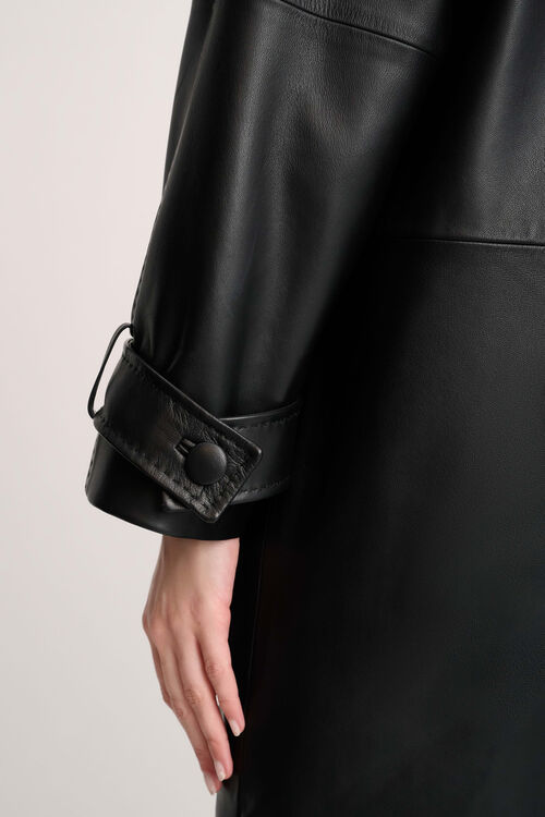 Luisa Spagnoli Superbo - Cappotto in pelle Flash Sale
