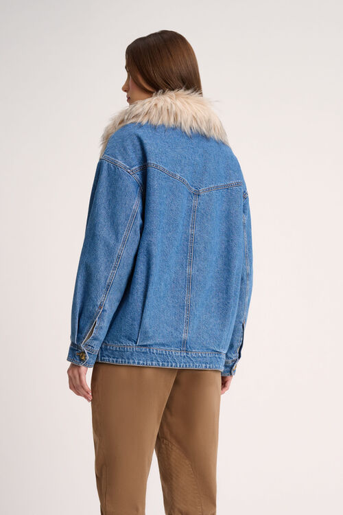 Luisa Spagnoli Scialuppa - Giubbotto in denim Offerta Pasqua
