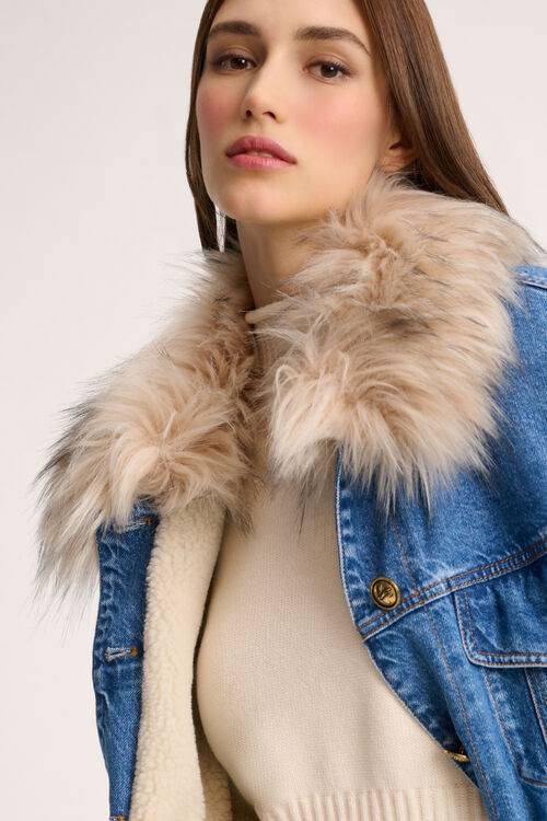 Luisa Spagnoli Scialuppa - Giubbotto in denim Offerta Pasqua