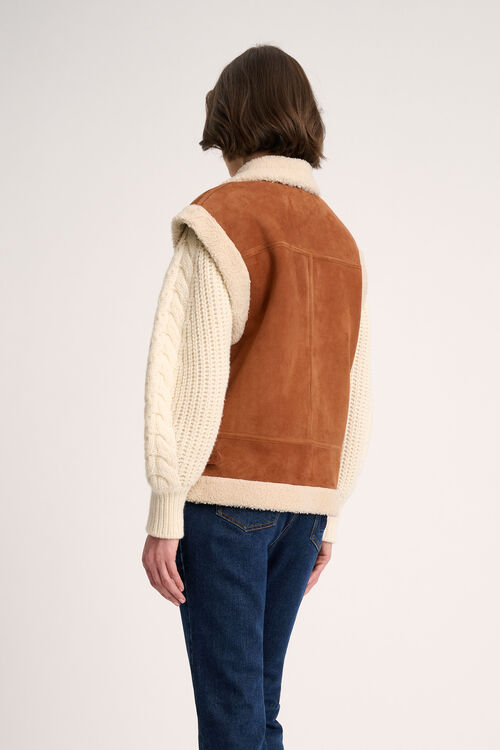 Luisa Spagnoli Severo - Gilet in montone Latest fashion
