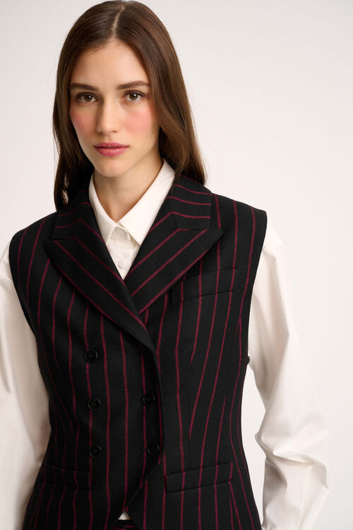 Luisa Spagnoli Sellano - Gilet doppiopetto Vendita Calda