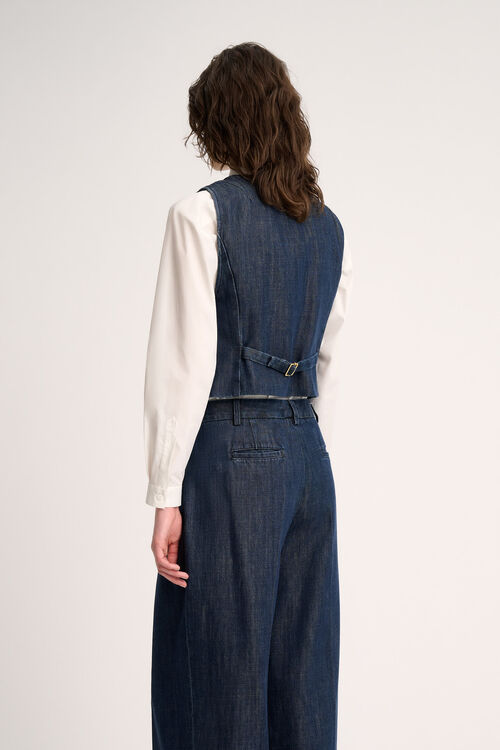 Luisa Spagnoli Scudiero - Gilet in denim Ultimo giorno