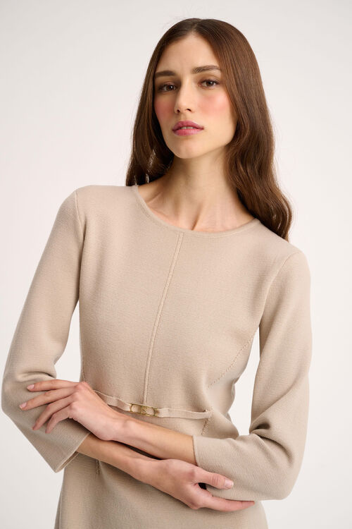 Luisa Spagnoli Marinella - Abito bon ton in maglia Shopping Online