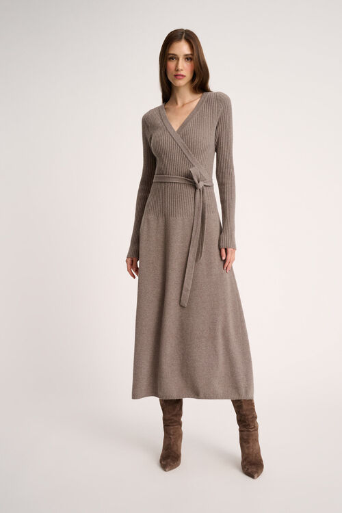 Luisa Spagnoli Ciottolo - Abito in maglia Sottocosto