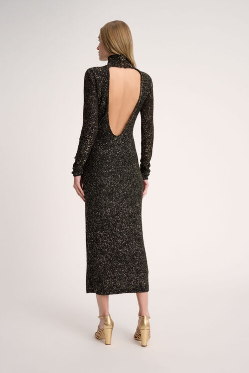 Luisa Spagnoli Cromata - Abito lurex Offerta