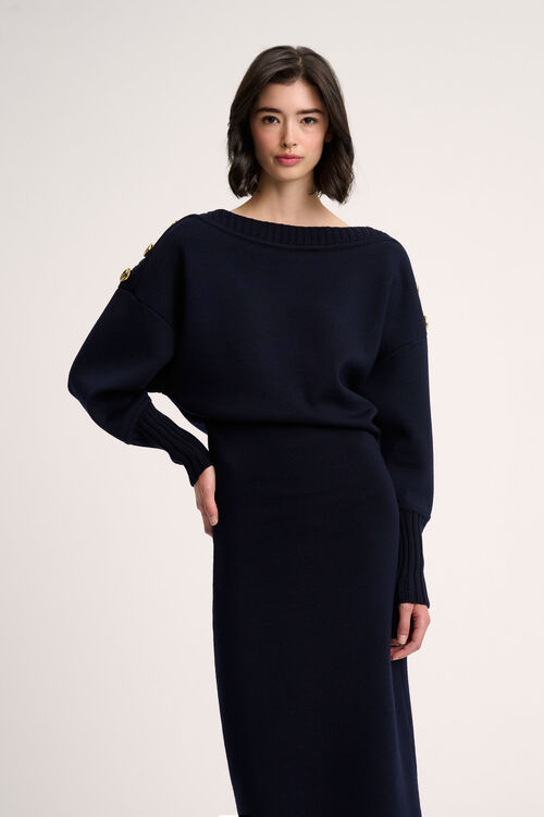 Luisa Spagnoli Monolingue - Abito in maglia - Fashion Show Offerte
