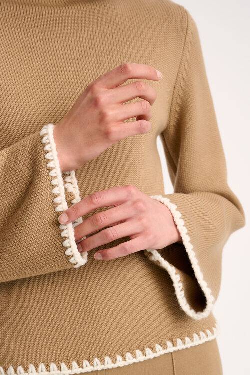Luisa Spagnoli Monet - Pullover lupetto Promozione Limitata