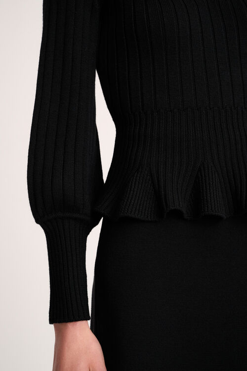 Luisa Spagnoli Merlato - Pullover scollo a cuore Novità