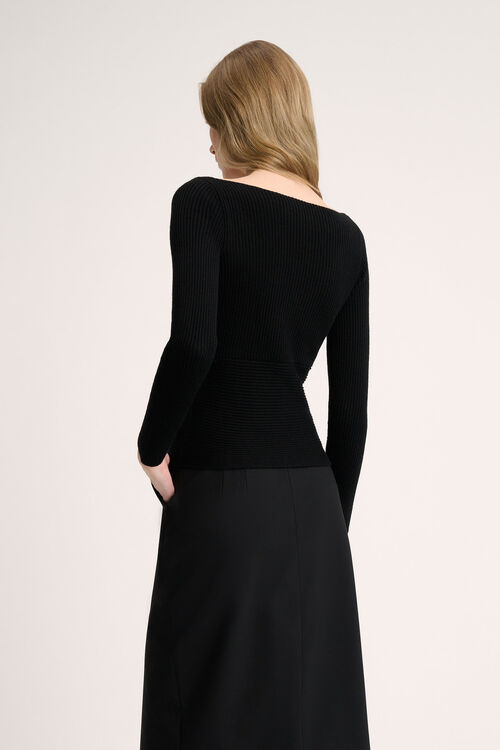 Luisa Spagnoli Momenti - Pullover con scollo a V Offerta
