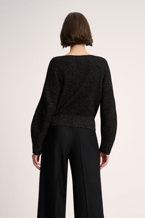 Luisa Spagnoli Caiman - Pullover lurex Vendita Calda