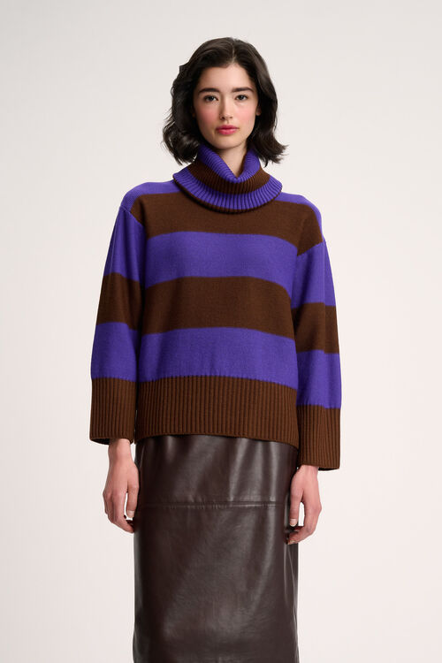 Luisa Spagnoli Marsupio - Pullover a righe Italia