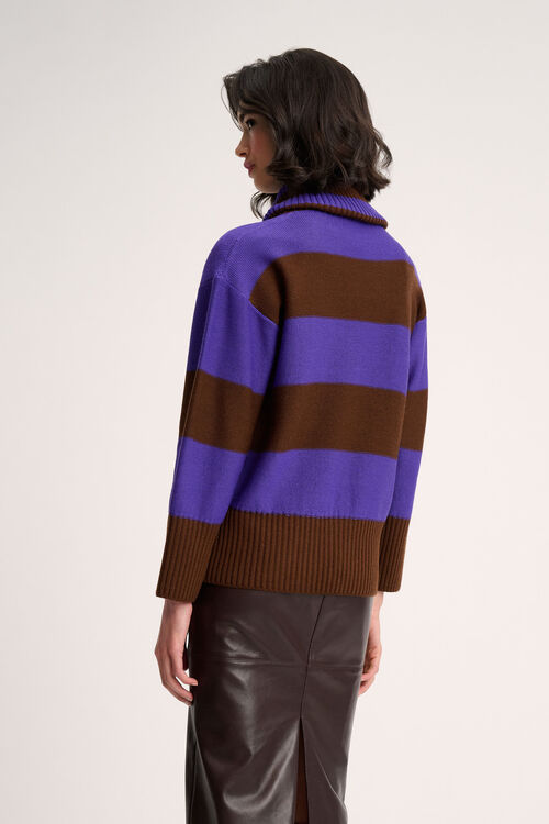 Luisa Spagnoli Marsupio - Pullover a righe Italia