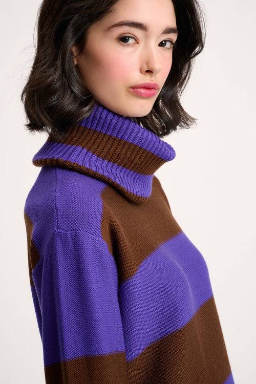 Luisa Spagnoli Marsupio - Pullover a righe Italia