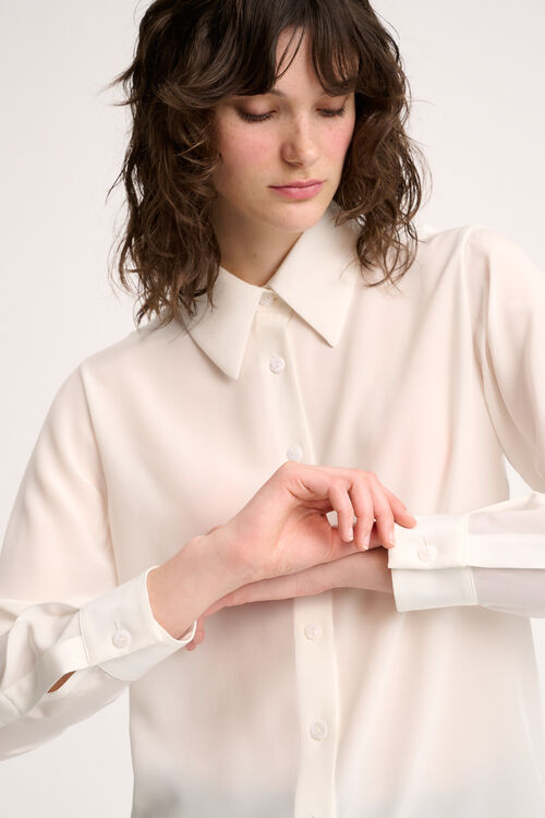 Luisa Spagnoli Limonaia - Camicia in seta Spedizione Gratuita