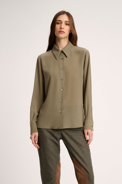Luisa Spagnoli Limonaia - Camicia in seta Pezzi Unici