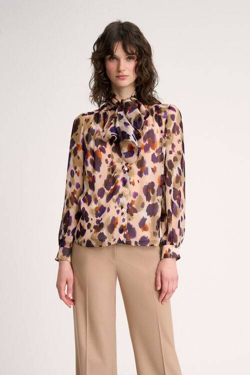 Luisa Spagnoli Linda - Camicia con fiocco Acquista Ora