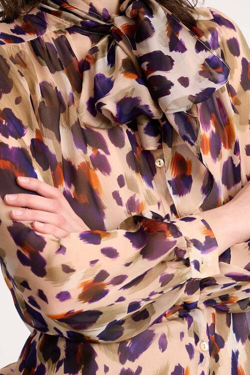 Luisa Spagnoli Linda - Camicia con fiocco Acquista Ora