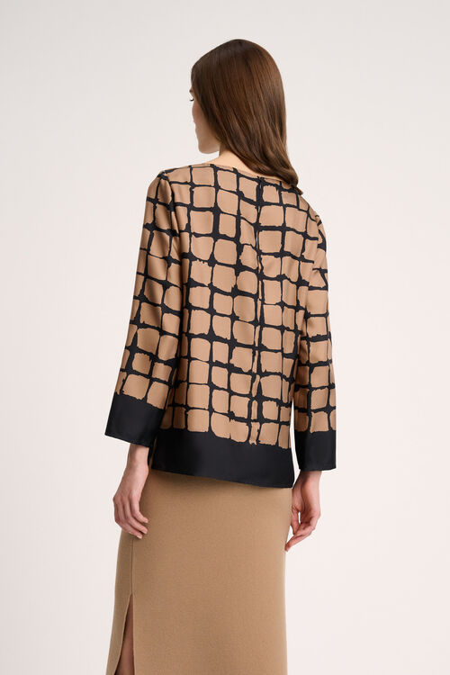 Luisa Spagnoli Leggio - Blusa a quadri Promozione Limitata