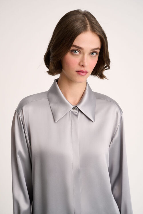 Luisa Spagnoli Levriero - Camicia in seta Fino Al -60%