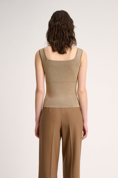Luisa Spagnoli Zac - Top in lurex Pezzi Unici
