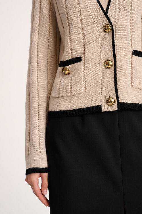 Luisa Spagnoli Mozione - Cardigan bon ton Consegna Veloce
