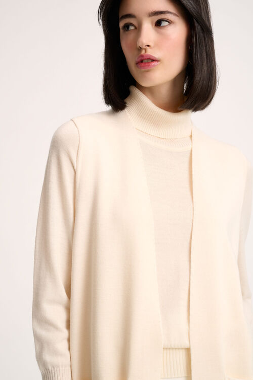 Luisa Spagnoli Menna - Gilet in maglia Fino Al -60%