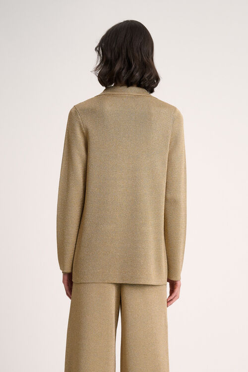 Luisa Spagnoli Zeppola - Cardigan lurex Prezzo Ridotto