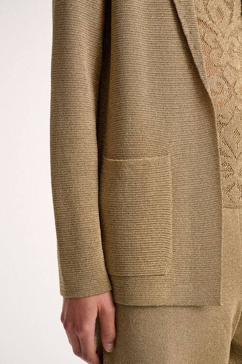 Luisa Spagnoli Zeppola - Cardigan lurex Prezzo Ridotto