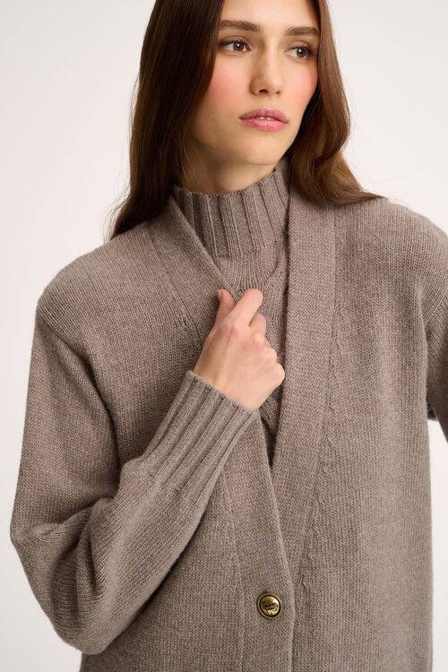 Luisa Spagnoli Canolo - Cardigan in misto cashmere Offerta